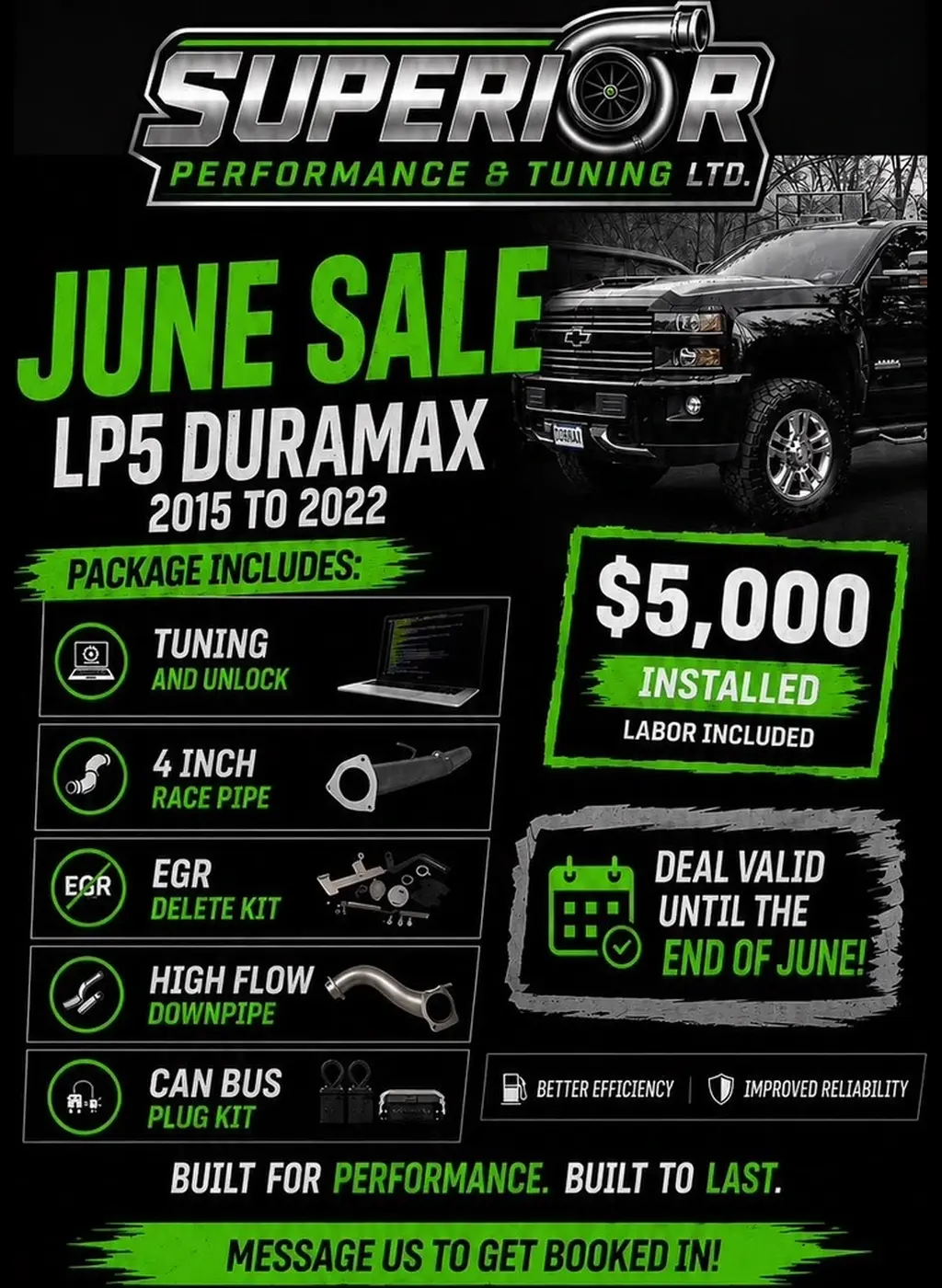 June Sale — LP5 Duramax