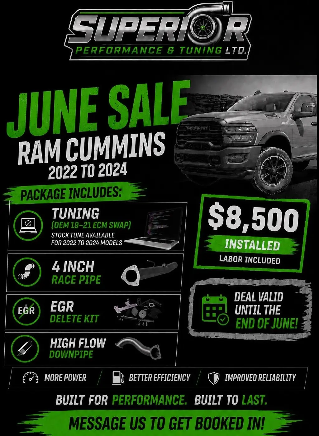 June Sale — RAM Cummins Tuning